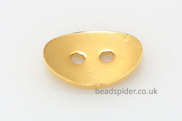 Gold Plated Oval Buttons