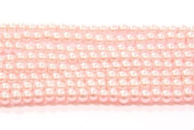 Flamingo Pink Glass Pearl