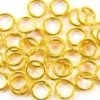 6mm Gold Closed Rings