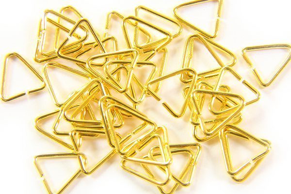 6x8mm Gold Triangle Rings