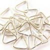 11x10mm Silver Triangle Rings