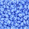 Opaque Baby Blue Preciosa Twin Beads