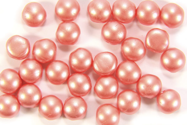 Satin Coral Preciosa Candy Beads