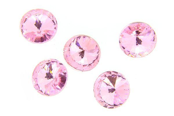 Aurora Rose Pink Crystal Rivoli