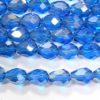 Lustre Azure Blue Facetted Crystal Drops