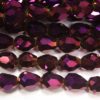 Electric Purple Facetted Crystal Drops
