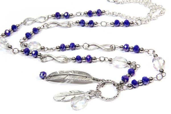 neptune serenity feather necklace bracelet and earringa