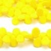 Matte Canary Yellow Pip Beads