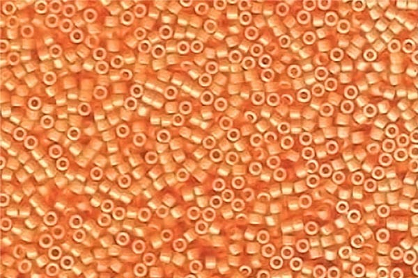 Opaque Mandarin Delica Beads