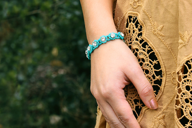 Turquoise Crystal Tiffany Bracelet Video