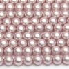 6mm Pastel Lilac Frosted Preciosa Glass Pearl Beads