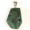 Chrysocolla Facetted Pebble Pendant