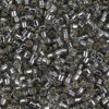 Silver Lined Grey Delica Beads