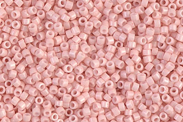 Opaque Light Salmon Delica Beads