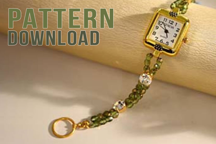 Beaded watch strap new arrivals